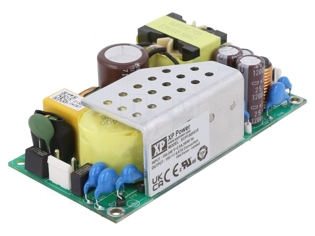 Voedingseenheid: schakelende; open; 150W; 85÷264VAC; OUT: 1; 15VDC Voedingseenheid: schakelende; open; 150W; 85÷264VAC; OUT: 1; 15VDC
